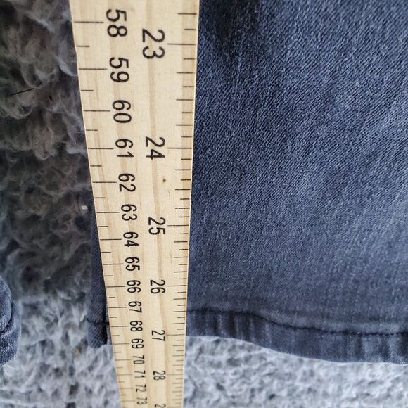 Lee Jeans Womens Size 12 Short Gray Regular Fit Straight Stretch Denim - Picture 8 of 12